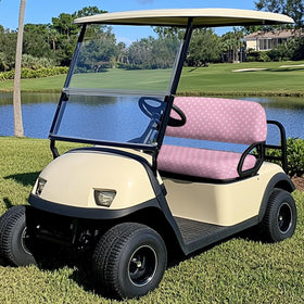 Yewattles universal-fit golf seat cover for Club Car; easy installation.
