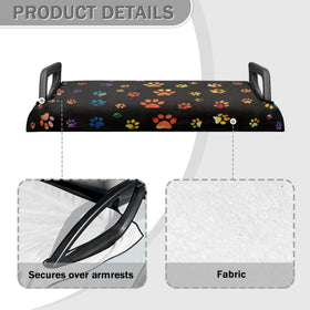 Yewattles seat cover is machine washable for quick, convenient cleaning