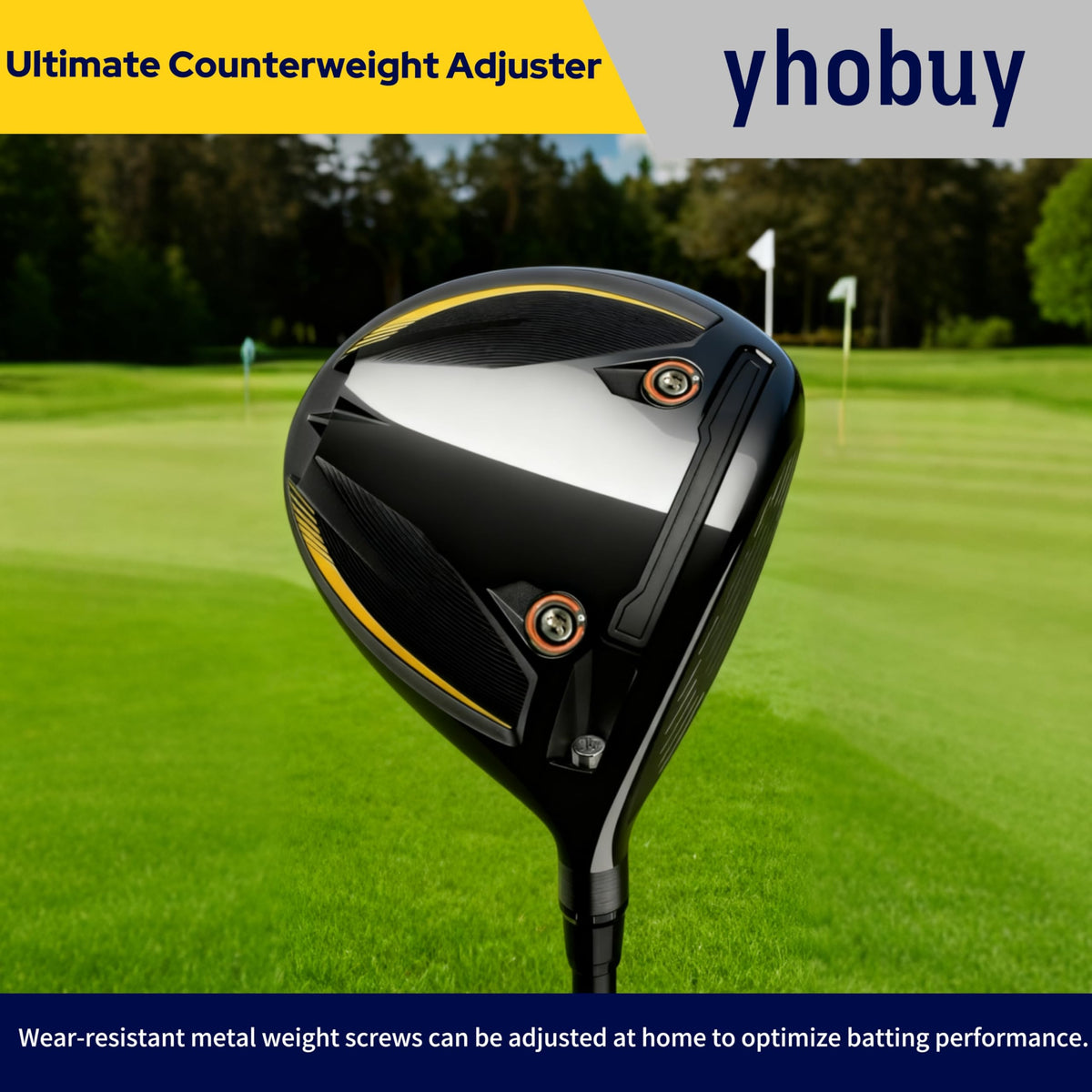 YhoBuy 2025 R7 Quad Mini Driver compatibility weight set for Taylormade clubs.