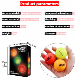 Yi Dong glow golf balls deliver tournament-ready performance in low light.