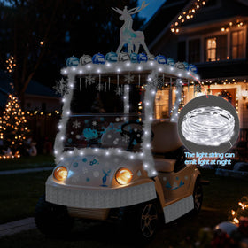 YIBOBO paper Christmas ornaments bring coordinated charm to carts