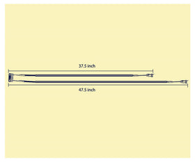 BeAcc YIDA EZGO brake cable pair ready for easy installation