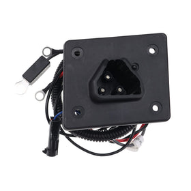 YIHETOP 602529 receptacle for Delta-Q connects securely for golf cart charging.