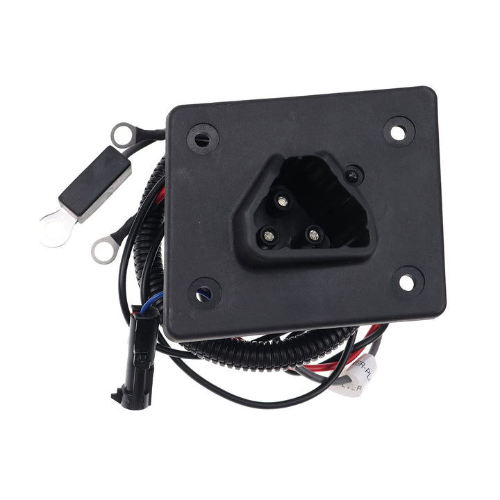 YIHETOP 602529 receptacle for Delta-Q connects securely for golf cart charging.