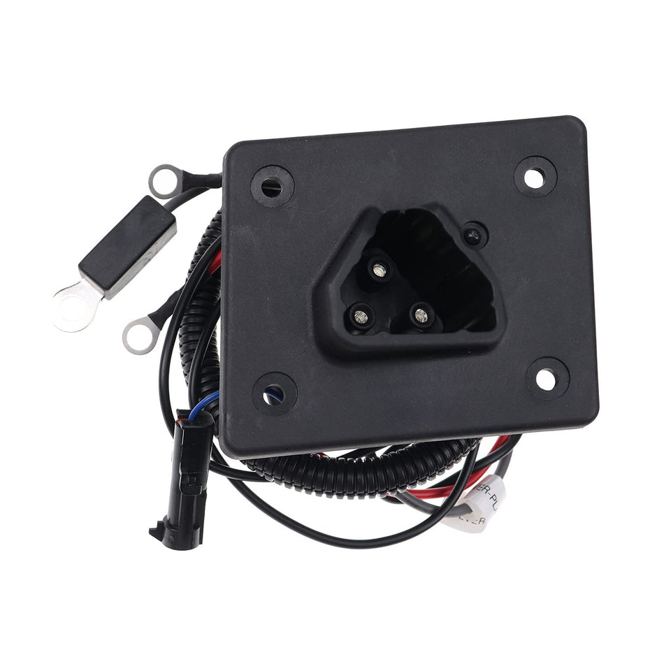YIHETOP 602529 receptacle for Delta-Q connects securely for golf cart charging.