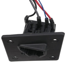 YIHETOP Delta-Q compatibility graphic shows multi-brand charger support.