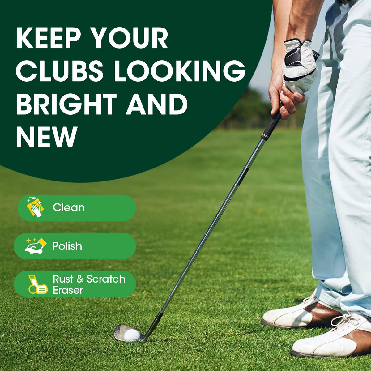 YIJINKING All-in-one golf club care kit presented for tournament-ready clubs.