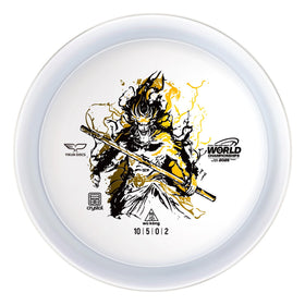 Yikun Discs Pro Worlds 2025 front view highlights balanced rim for control.