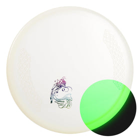 Yikun Glow Disc Golf Putter 165-176g grip-zone close-up for precise putts