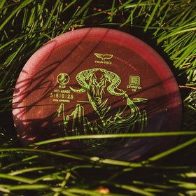 PDGA-certified Yikun Kui Midrange Disc label on the shell
