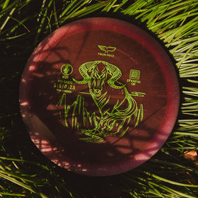 Brightly colored Yikun Kui Midrange Disc for easy on-course visibility