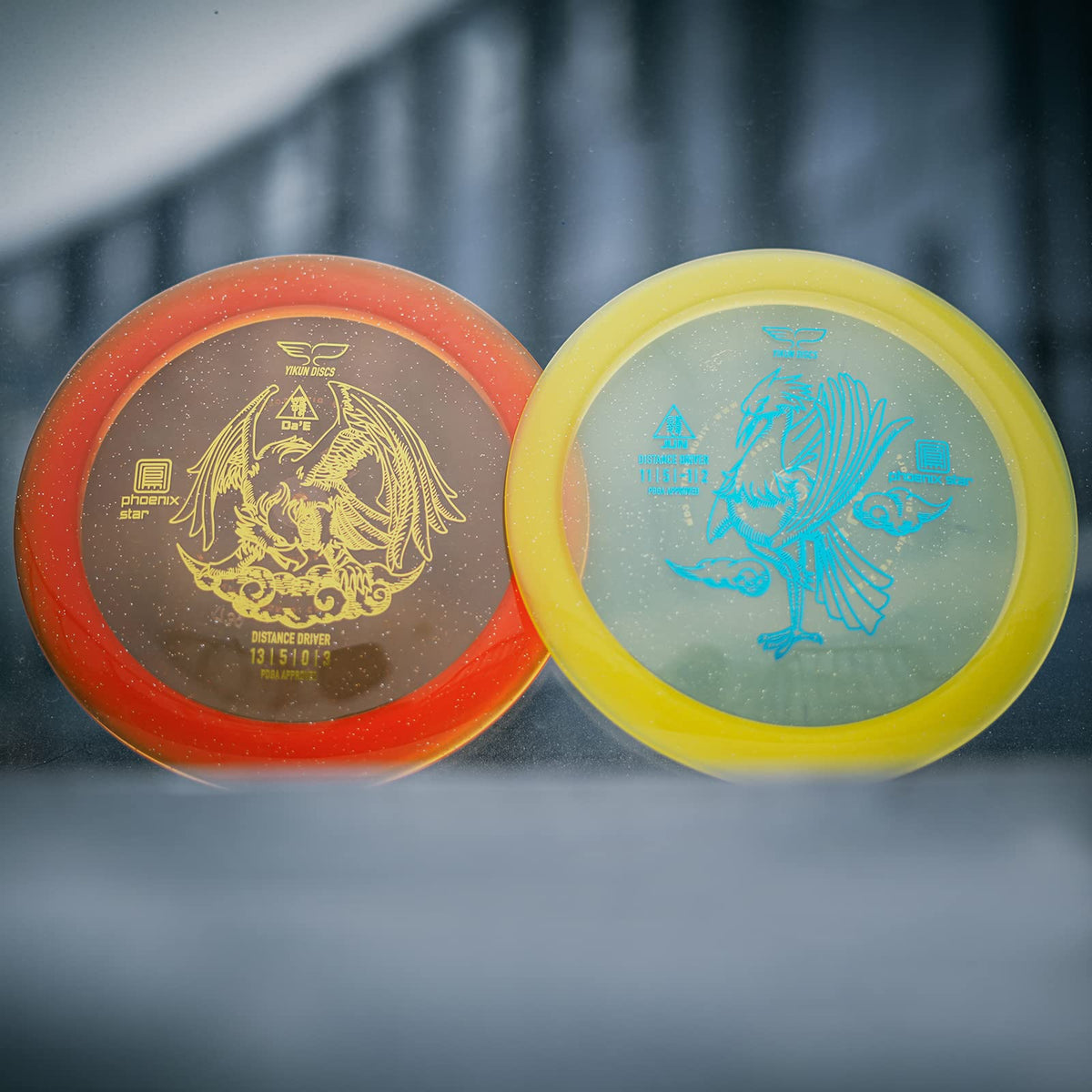 Yikun PDGA approved label indicating official competition suitability