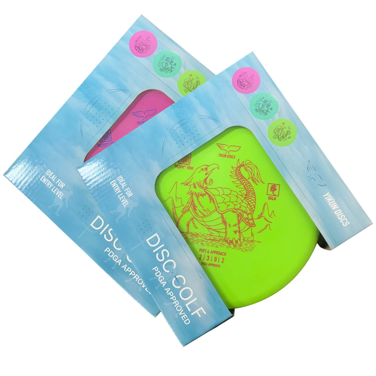 Beginner-friendly Yikundiscs starter kit setup with three discs