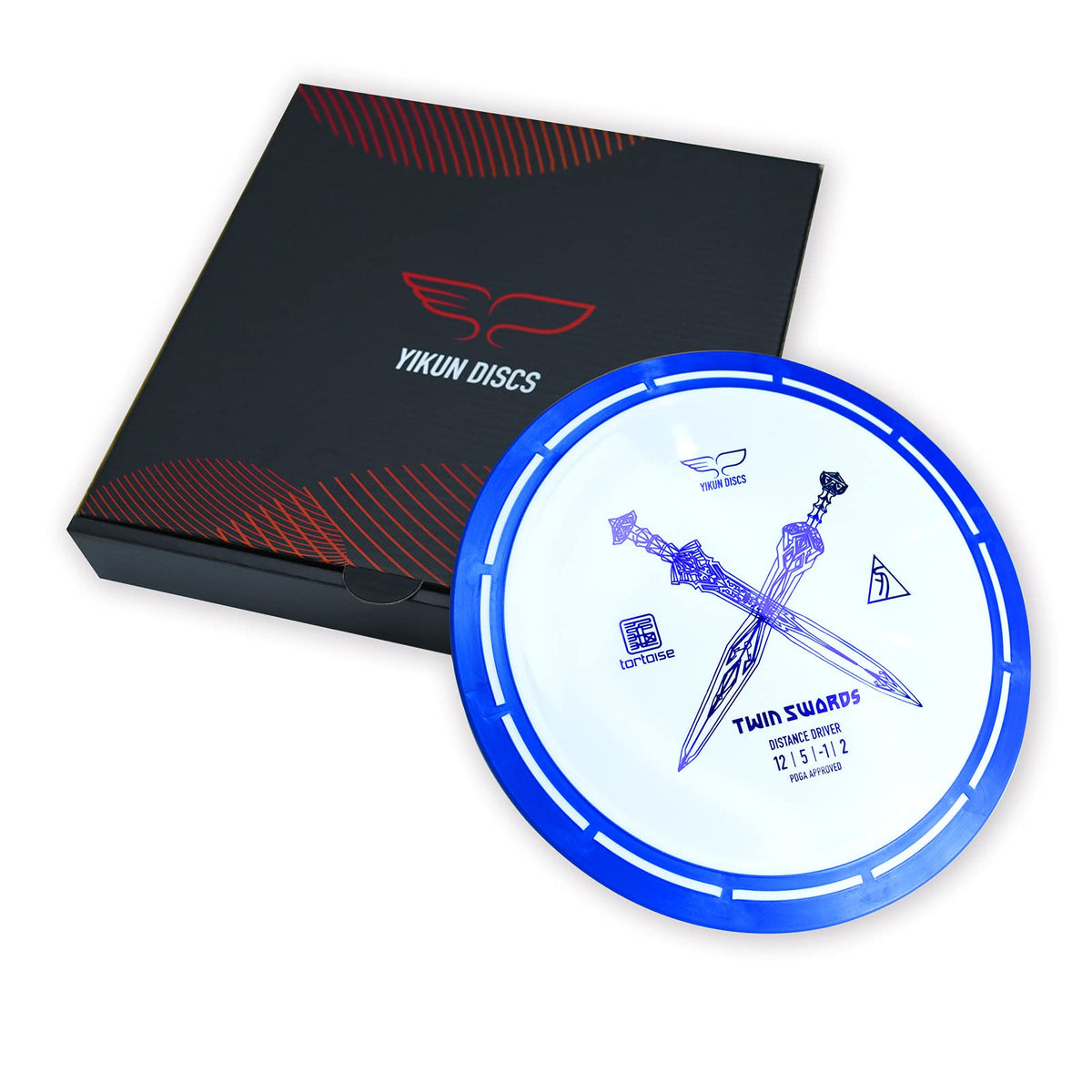Yikundiscs Center of gravity balance aids steady release and flight tracking.