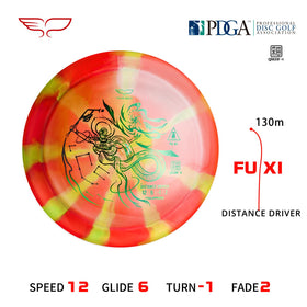Yikundiscs Fuxi glaze radiant lines on spin showcase visual flair and stability.