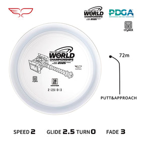 Yikundiscs Hammer Pro Worlds edition 2025 showcases an exclusive design for tournament use