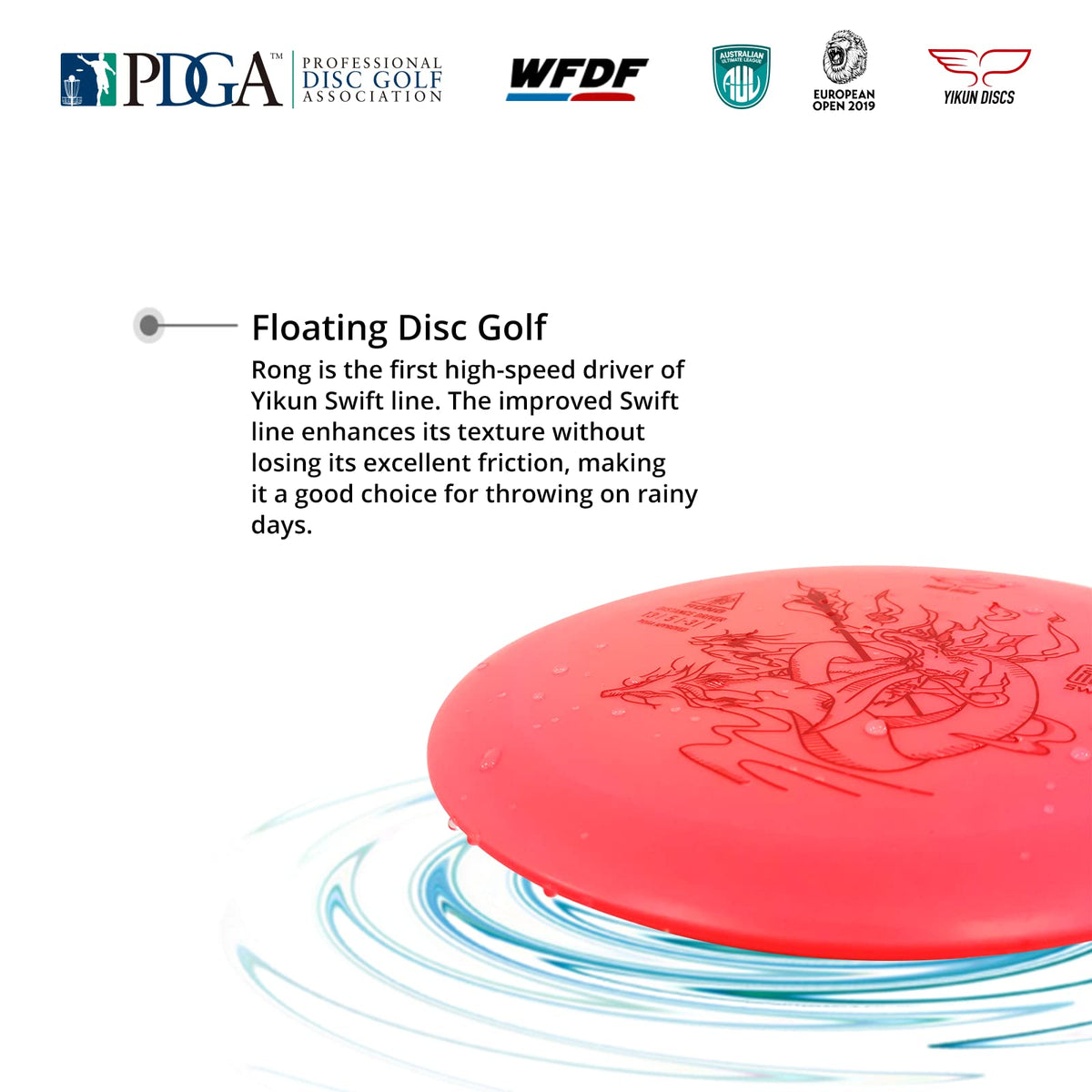 Yikundiscs high speed driver 13, ideal for long throws on open courses.