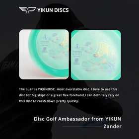 Yikun Discs LUAN driver cold-weather plastic proves grip in cold conditions.