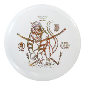Yikundiscs midrange disc front view showing versatile flight for outdoor play
