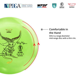 Yikundiscs midrange PDGA approved disc ready for official rounds.
