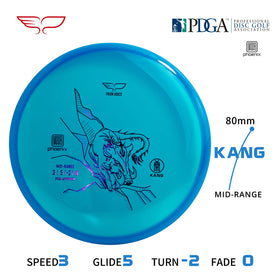 Yikundiscs Phoenix line durability with transparent look for long-lasting play.