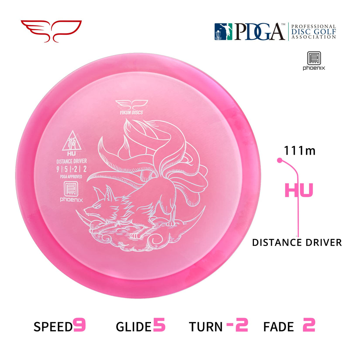 Phoenix Line material closeup reveals durability and a transparent look.