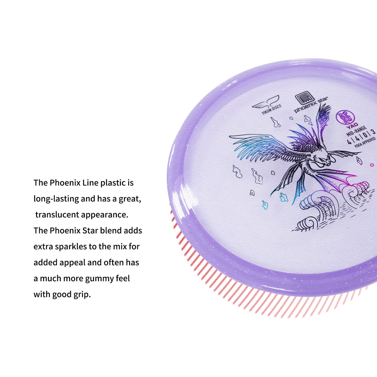 Phoenix Star gummy grip enhances control in humid conditions