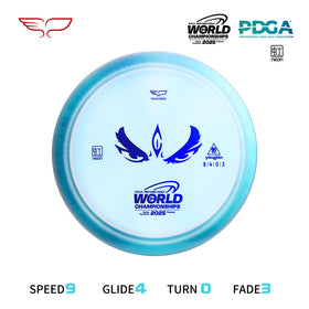 Yikundiscs Pro Worlds 2025 NEZHA disc provides early understability for safe turnover lines.