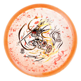 Yikundiscs Remix midrange orange flight for accurate short-to-midrange throws