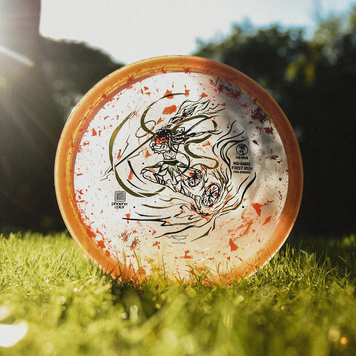 Yikundiscs Remix midrange orange on-course performance for reliable approaches