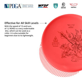 Yikundiscs Rong understable driver, great for beginners learning rollers.