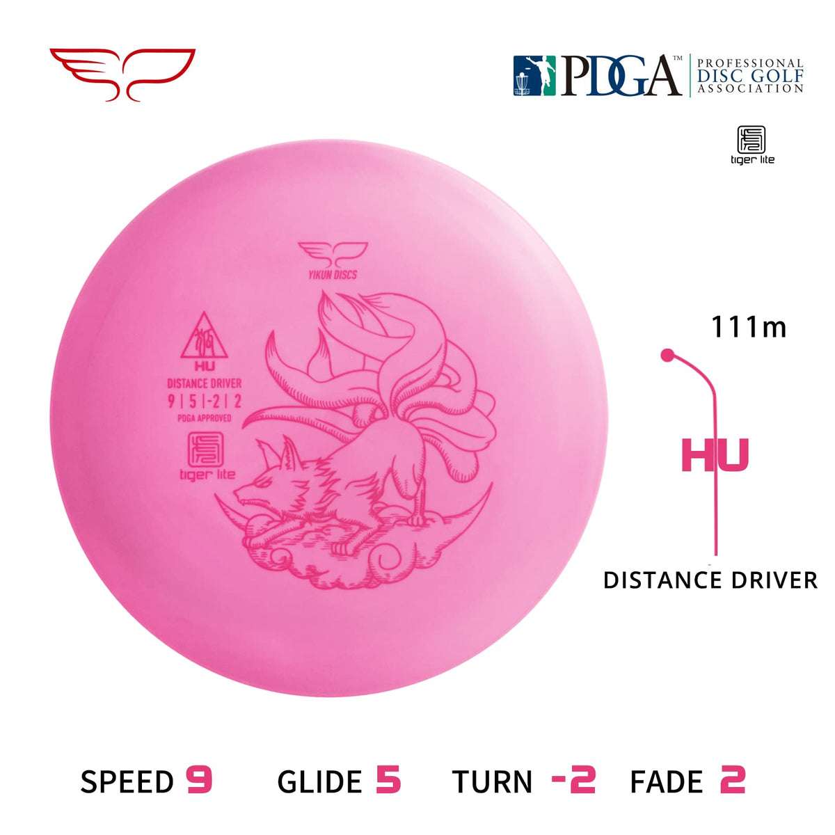 Yikundiscs KUI mid-range highlights high glide for precise approach