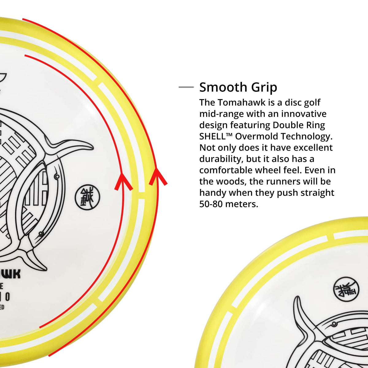 PDGA-approved Tomahawk ready for official tournaments and practice