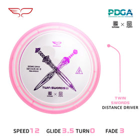 Yikundiscs Yikun Twin Swords side throw reveal emphasizing wind resistance