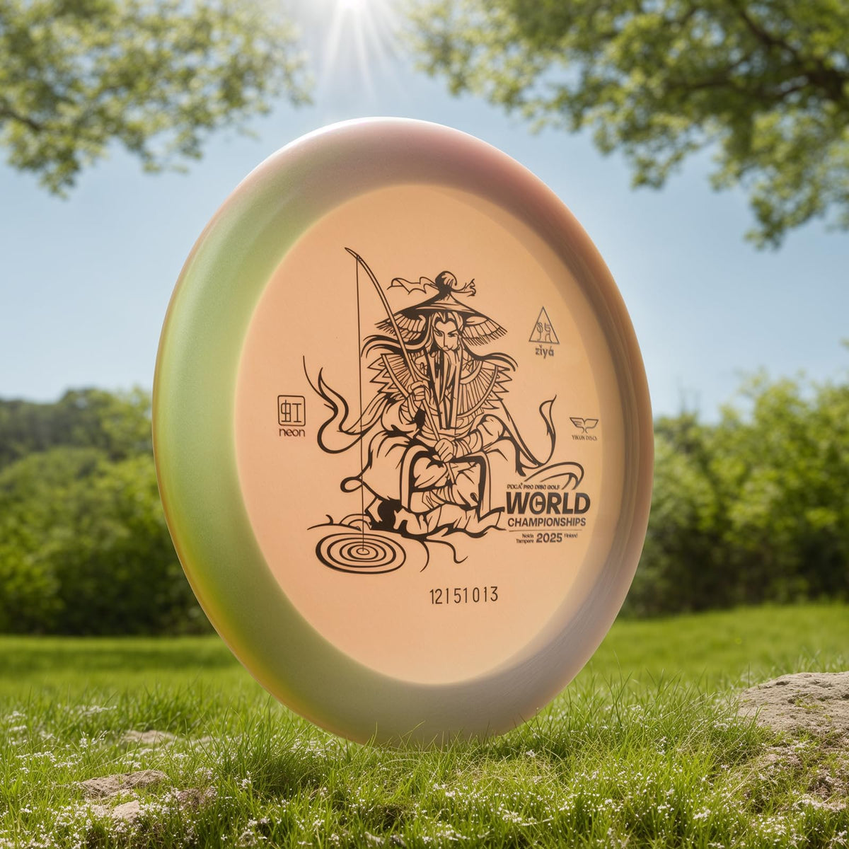 Yikun Discs Crystal Neon Line edition offers high visibility flight tracking for quick reads.