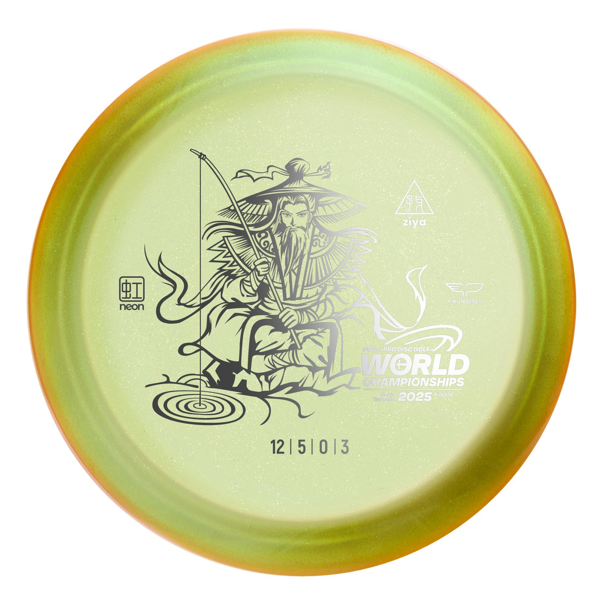 Yikun Discs Ultra-Overstable distance driver for forehand throws with wind resistance and precision.