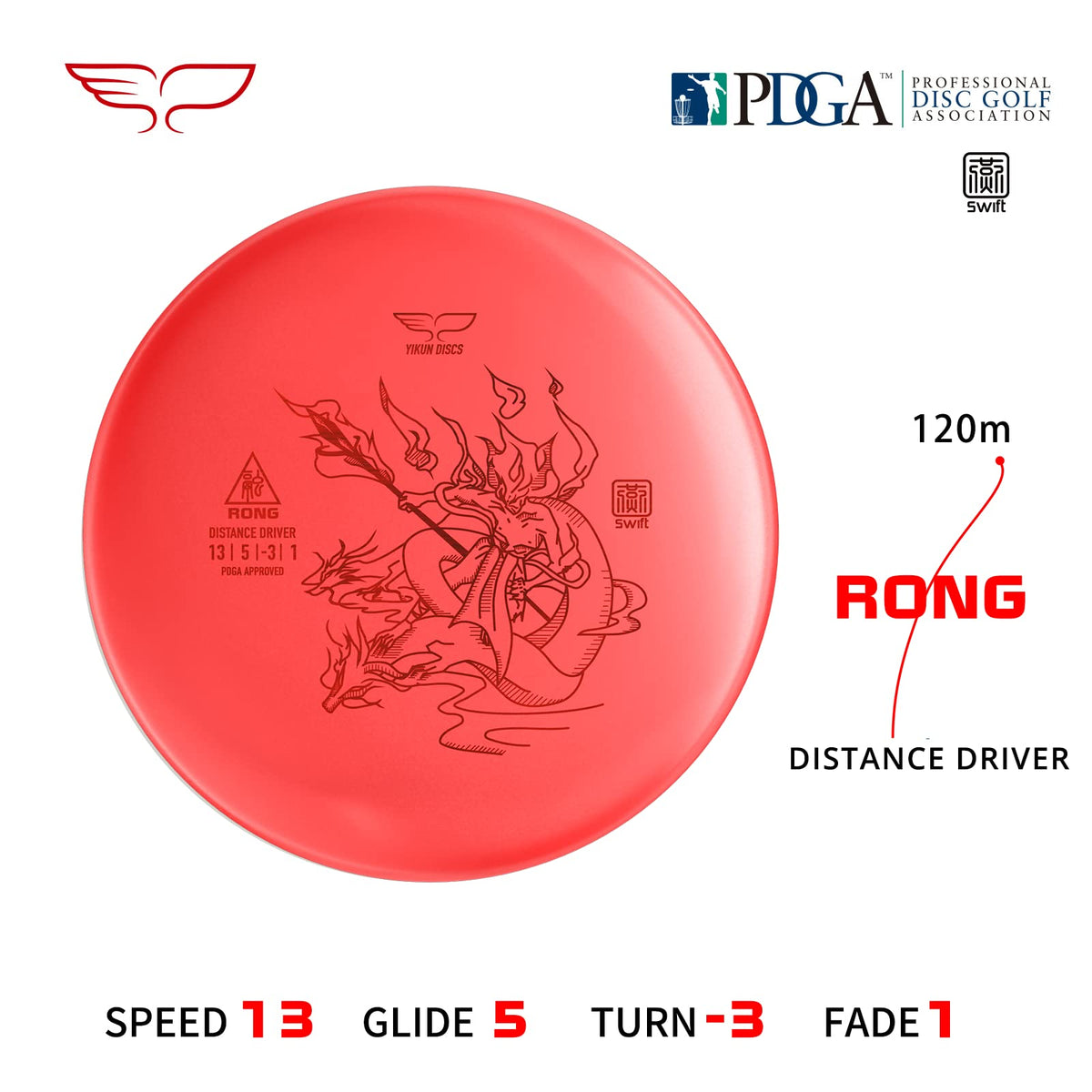 Yikundiscs water-friendly disc golf for confident lake or river crossings.