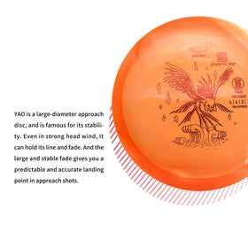 Yikun Da'E Bird disc for higher distance and wind resistance.
