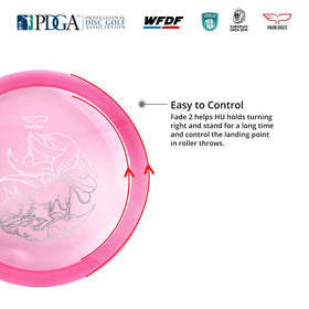 Yikun Disc Golf Driver in flight path demonstrates controlled release and distance.
