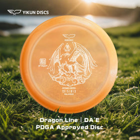 Yikundiscs Disc Golf Driver shows forehand and backhand versatility for accuracy.