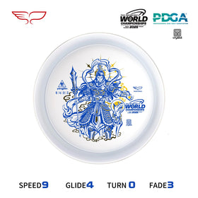 Yikun Overstable Driver in headwind flight showing laser-straight path and hyzer finish.