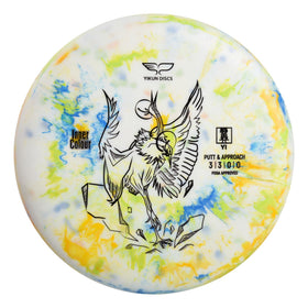 Yikun Disc Golf Putter front view with 165-175g balance for consistent throws