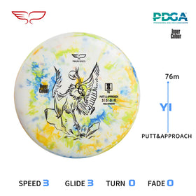Yikun Disc Golf Putters rim design; palm-friendly grip for stable putting