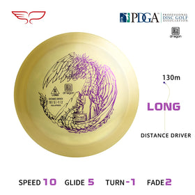 Yikundiscs Yikun fairway driver in-hand demonstrates balanced feel for controlled shots.