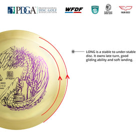 Yikundiscs Yikun fairway driver wind-test highlights wind resistance for longer flights.