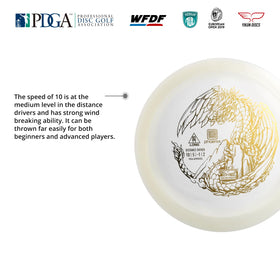 Yikundiscs Yikun PDGA-approved disc meets official size and weight standards.