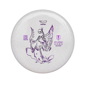 yikundiscs Yikun professional putter front view for precise straight-line throws.