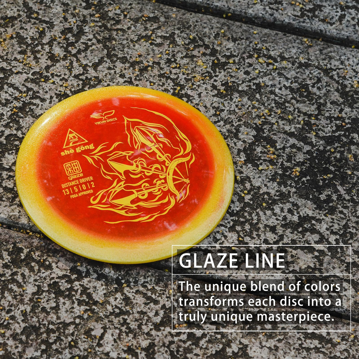 Yikun Shegong glaze flight-angle hints versatile distance with straight-to-fade potential.
