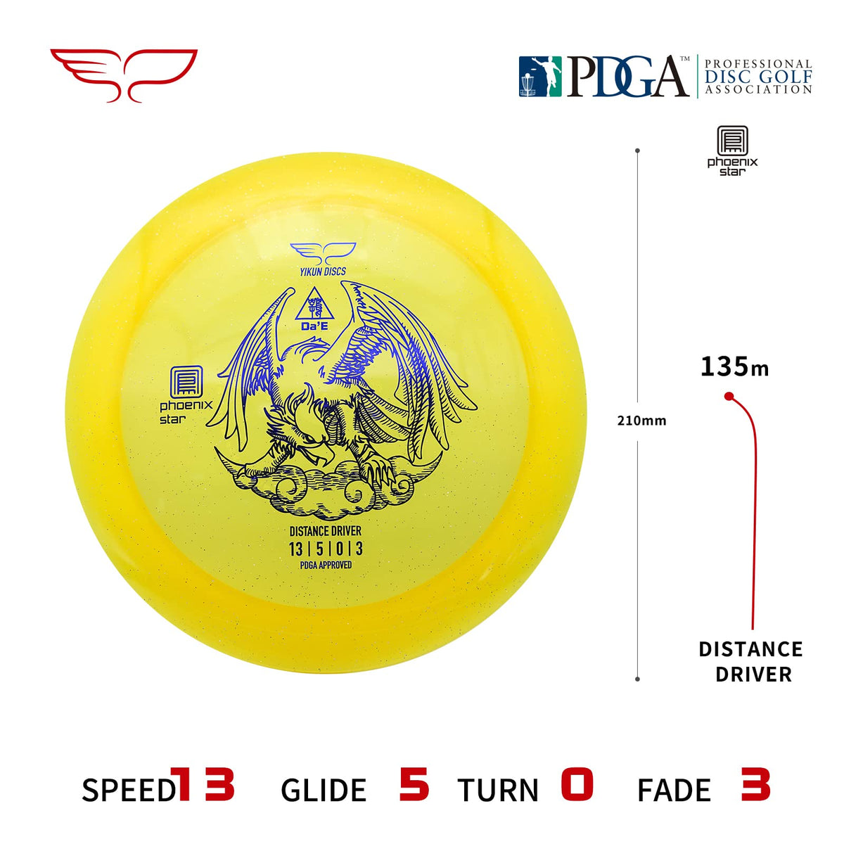 Yikun YAO Fish putter for consistent flight path and wind stability.