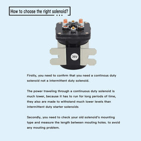 Internal copper contacts of YIXIN 36V solenoid relay